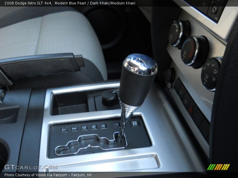 Modern Blue Pearl / Dark Khaki/Medium Khaki 2008 Dodge Nitro SLT 4x4