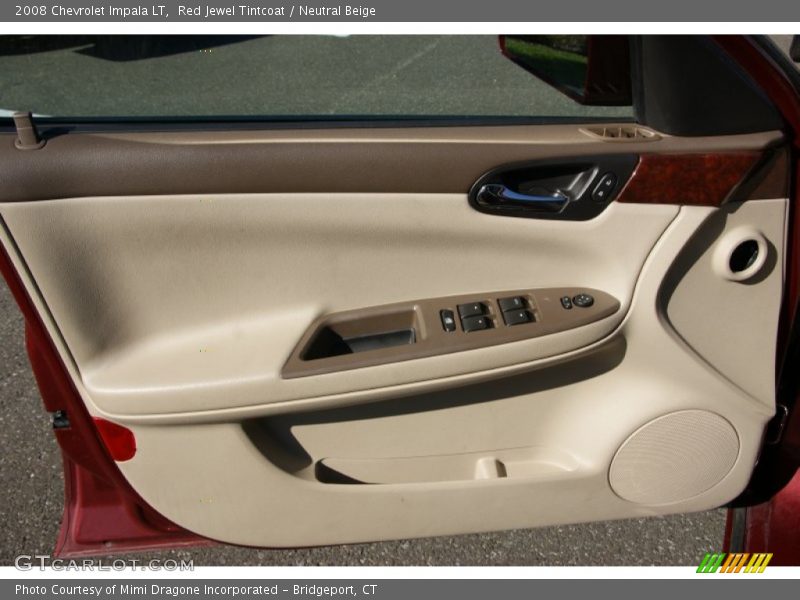 Red Jewel Tintcoat / Neutral Beige 2008 Chevrolet Impala LT