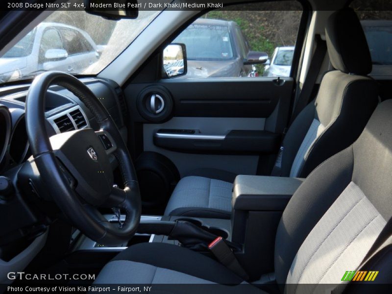 Modern Blue Pearl / Dark Khaki/Medium Khaki 2008 Dodge Nitro SLT 4x4