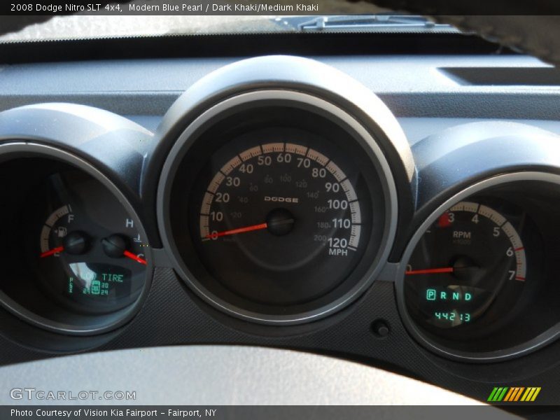 Modern Blue Pearl / Dark Khaki/Medium Khaki 2008 Dodge Nitro SLT 4x4