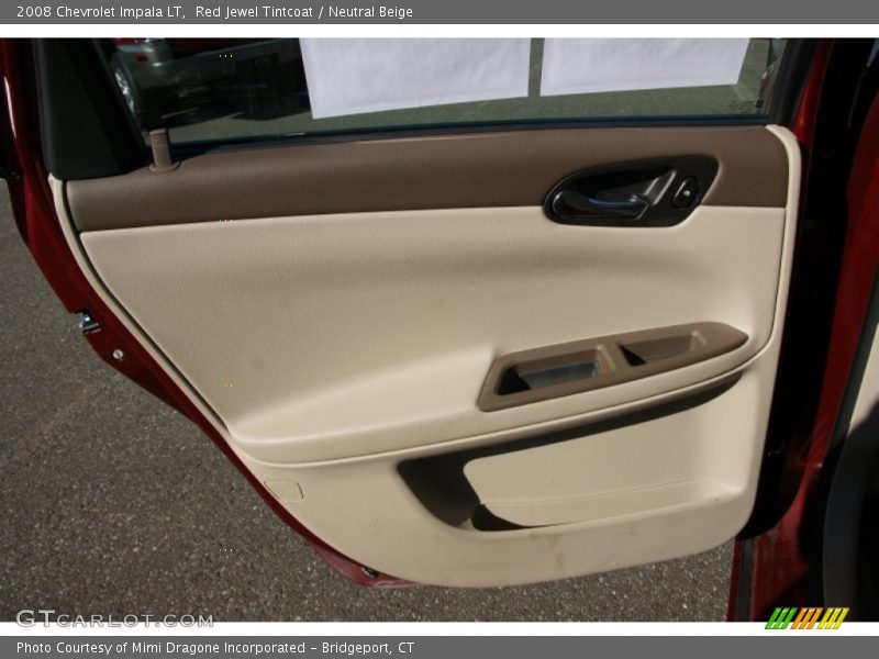 Red Jewel Tintcoat / Neutral Beige 2008 Chevrolet Impala LT