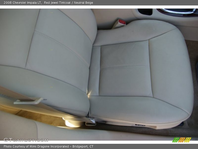 Red Jewel Tintcoat / Neutral Beige 2008 Chevrolet Impala LT