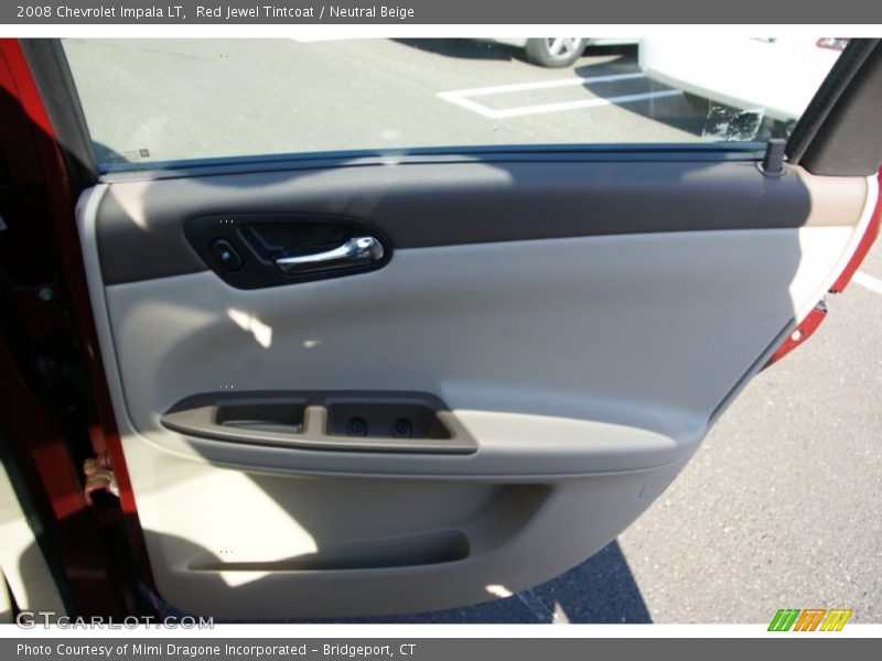 Red Jewel Tintcoat / Neutral Beige 2008 Chevrolet Impala LT