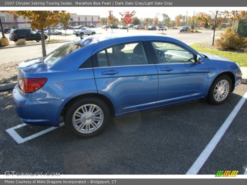 Marathon Blue Pearl / Dark Slate Gray/Light Slate Gray 2007 Chrysler Sebring Touring Sedan