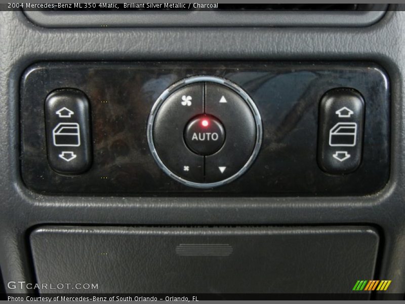 Brilliant Silver Metallic / Charcoal 2004 Mercedes-Benz ML 350 4Matic
