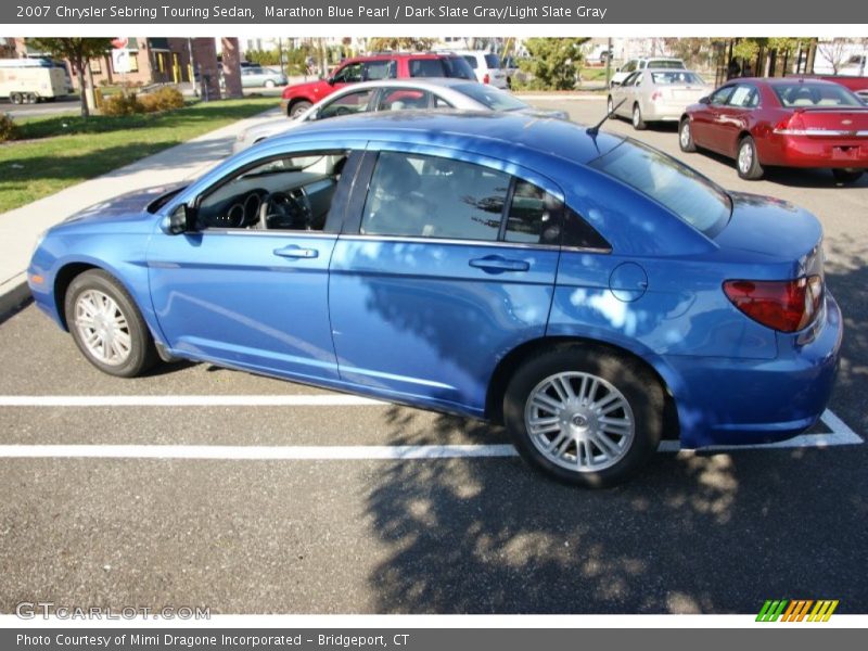 Marathon Blue Pearl / Dark Slate Gray/Light Slate Gray 2007 Chrysler Sebring Touring Sedan