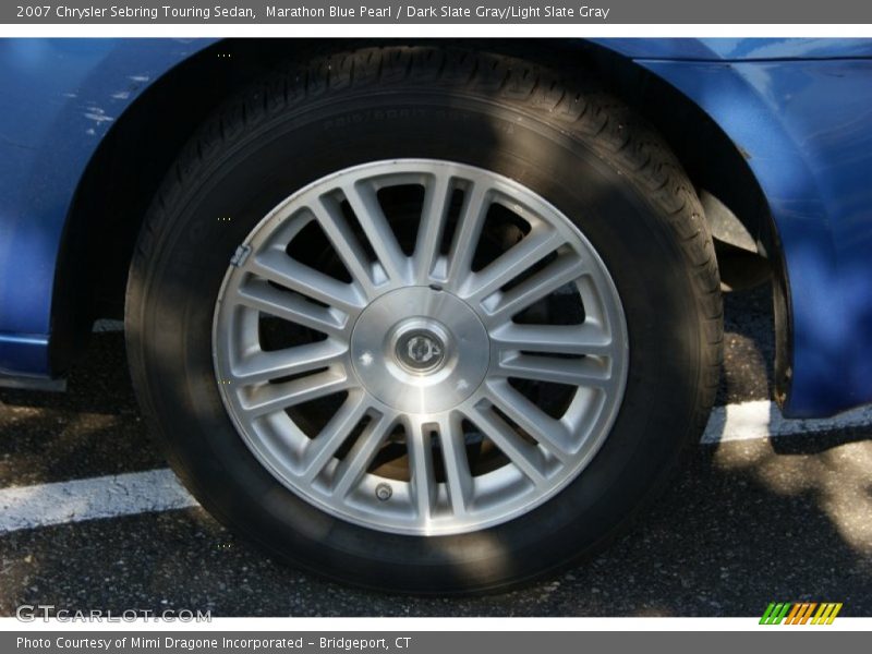 Marathon Blue Pearl / Dark Slate Gray/Light Slate Gray 2007 Chrysler Sebring Touring Sedan