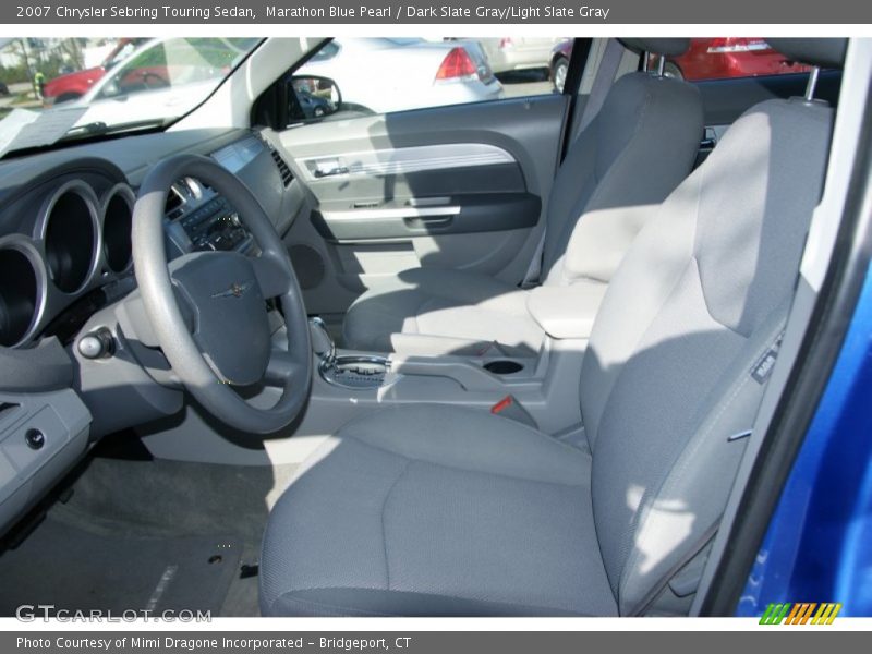 Marathon Blue Pearl / Dark Slate Gray/Light Slate Gray 2007 Chrysler Sebring Touring Sedan