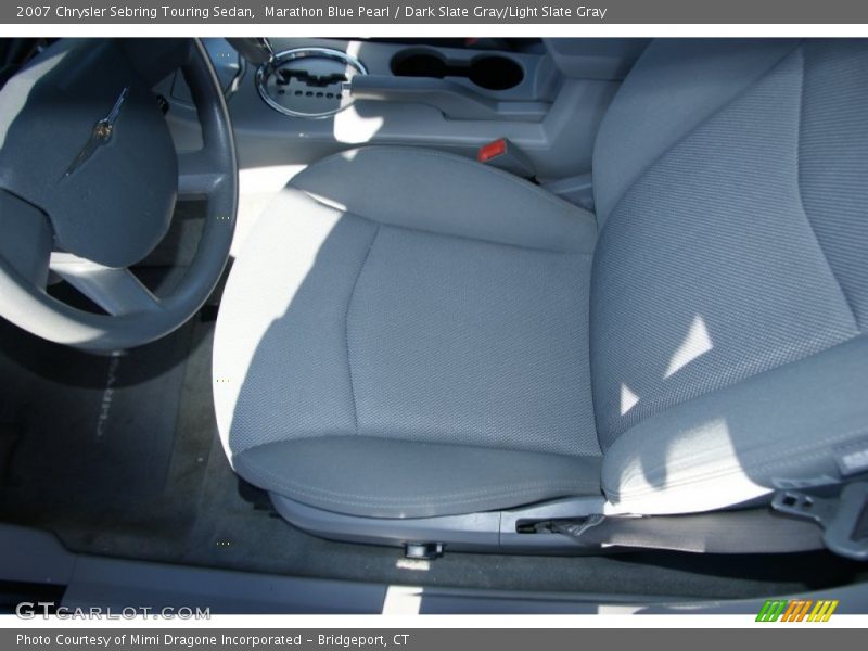 Marathon Blue Pearl / Dark Slate Gray/Light Slate Gray 2007 Chrysler Sebring Touring Sedan