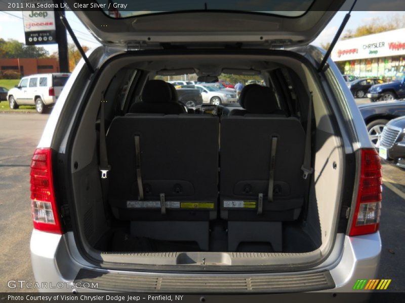 Clear Silver / Gray 2011 Kia Sedona LX