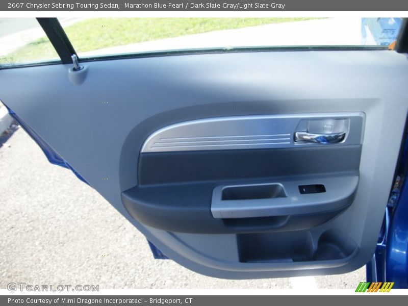 Marathon Blue Pearl / Dark Slate Gray/Light Slate Gray 2007 Chrysler Sebring Touring Sedan