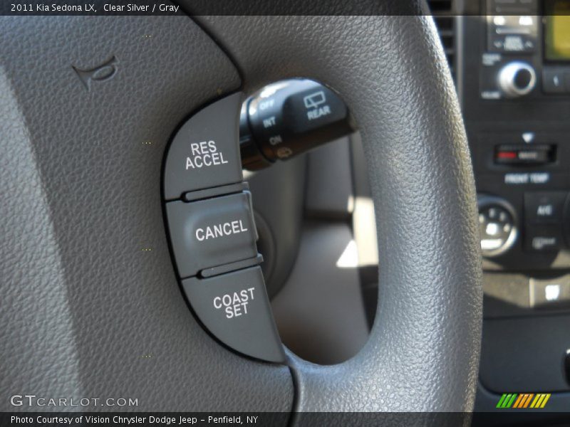 Clear Silver / Gray 2011 Kia Sedona LX