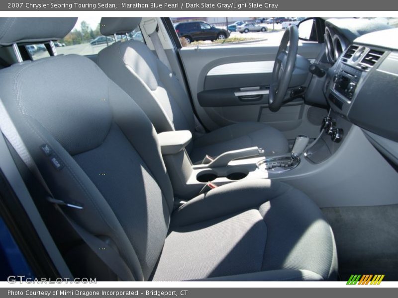 Marathon Blue Pearl / Dark Slate Gray/Light Slate Gray 2007 Chrysler Sebring Touring Sedan