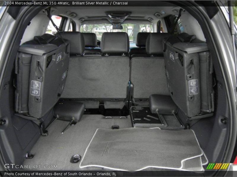 Brilliant Silver Metallic / Charcoal 2004 Mercedes-Benz ML 350 4Matic
