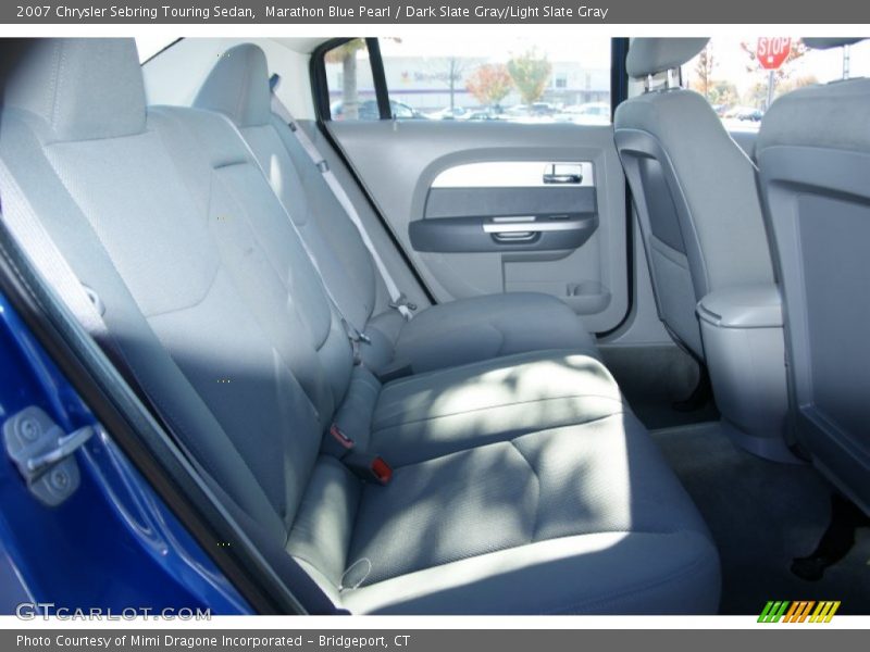 Marathon Blue Pearl / Dark Slate Gray/Light Slate Gray 2007 Chrysler Sebring Touring Sedan