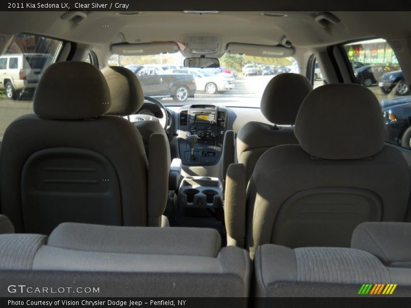 Clear Silver / Gray 2011 Kia Sedona LX