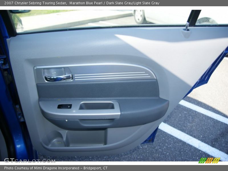Marathon Blue Pearl / Dark Slate Gray/Light Slate Gray 2007 Chrysler Sebring Touring Sedan