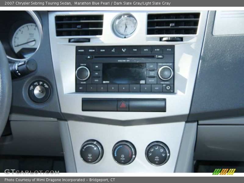 Marathon Blue Pearl / Dark Slate Gray/Light Slate Gray 2007 Chrysler Sebring Touring Sedan