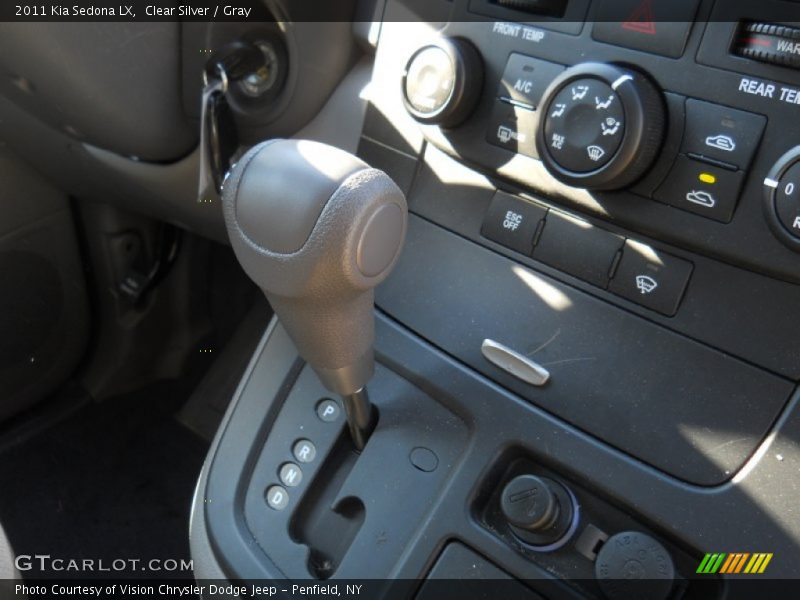 Clear Silver / Gray 2011 Kia Sedona LX