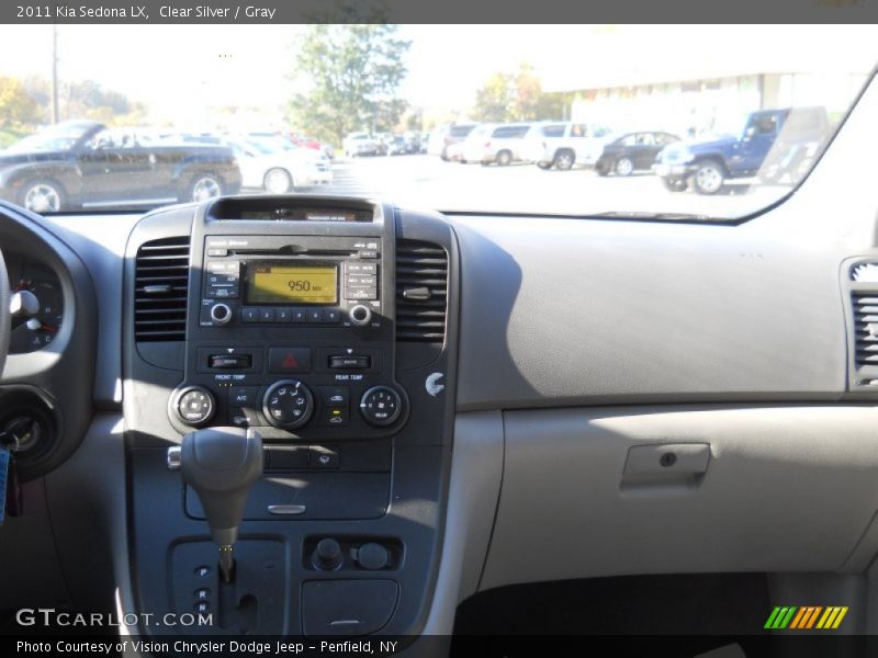 Clear Silver / Gray 2011 Kia Sedona LX