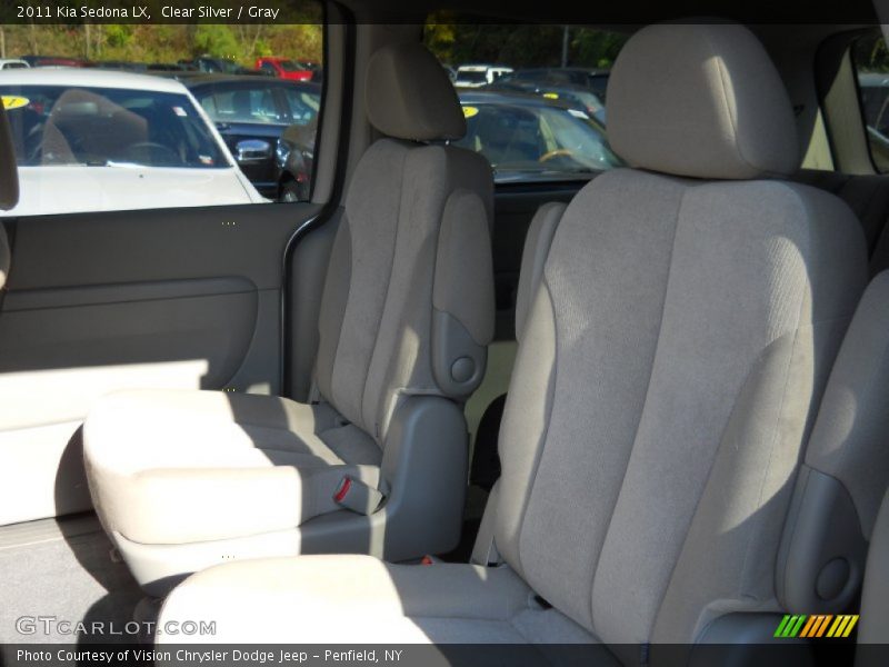 Clear Silver / Gray 2011 Kia Sedona LX