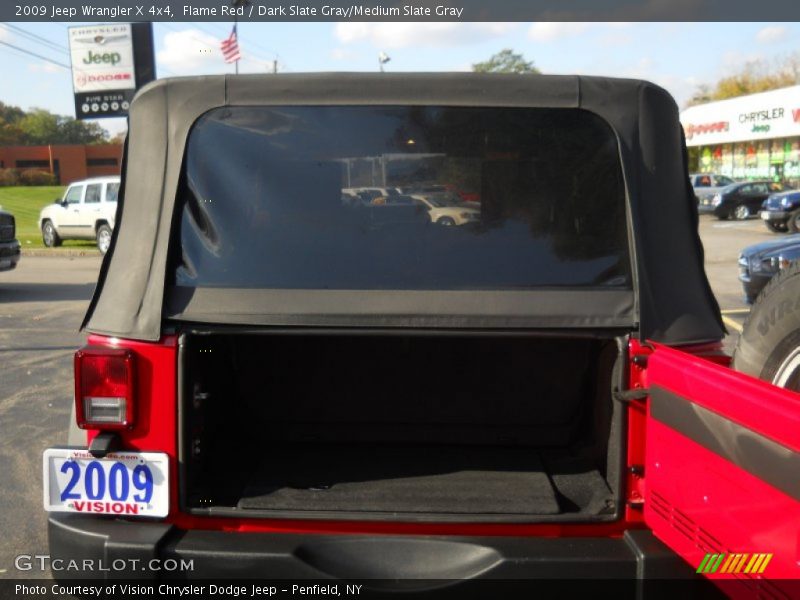 Flame Red / Dark Slate Gray/Medium Slate Gray 2009 Jeep Wrangler X 4x4