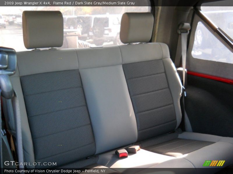 Flame Red / Dark Slate Gray/Medium Slate Gray 2009 Jeep Wrangler X 4x4