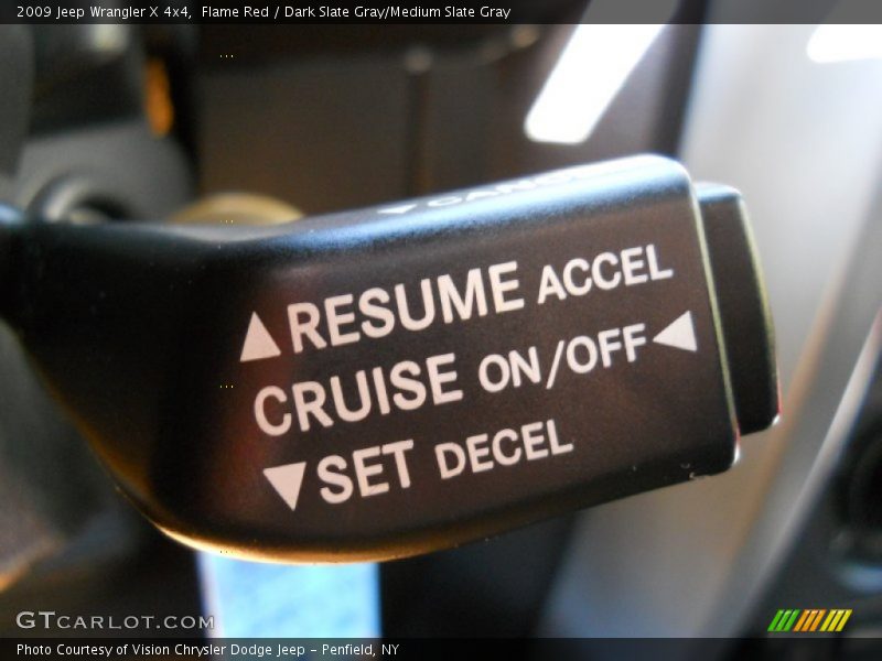 Flame Red / Dark Slate Gray/Medium Slate Gray 2009 Jeep Wrangler X 4x4