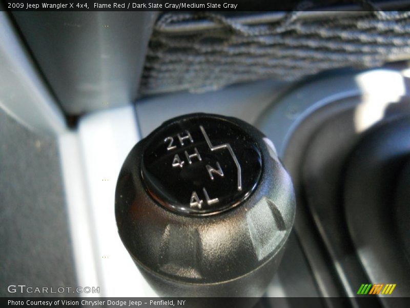Flame Red / Dark Slate Gray/Medium Slate Gray 2009 Jeep Wrangler X 4x4