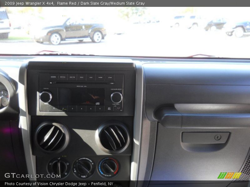 Flame Red / Dark Slate Gray/Medium Slate Gray 2009 Jeep Wrangler X 4x4