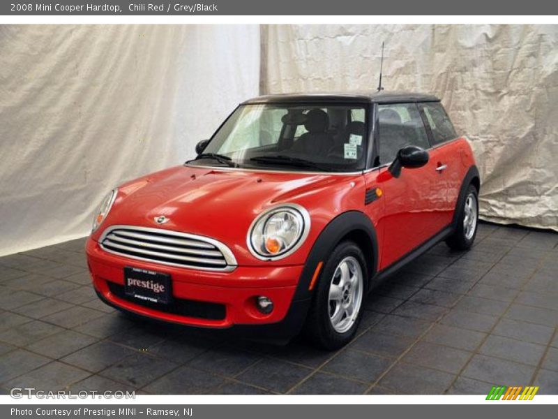 Chili Red / Grey/Black 2008 Mini Cooper Hardtop