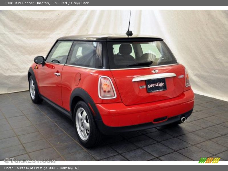 Chili Red / Grey/Black 2008 Mini Cooper Hardtop