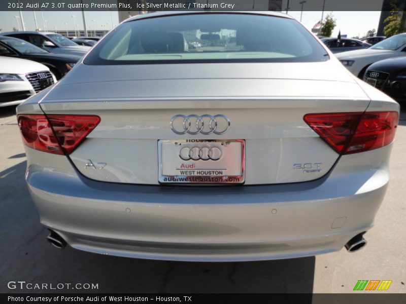 Ice Silver Metallic / Titanium Grey 2012 Audi A7 3.0T quattro Premium Plus