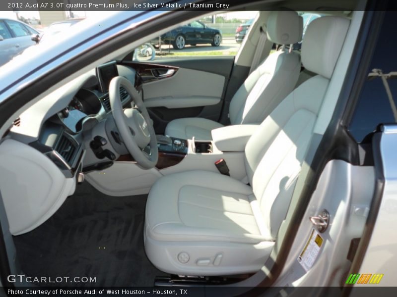  2012 A7 3.0T quattro Premium Plus Titanium Grey Interior
