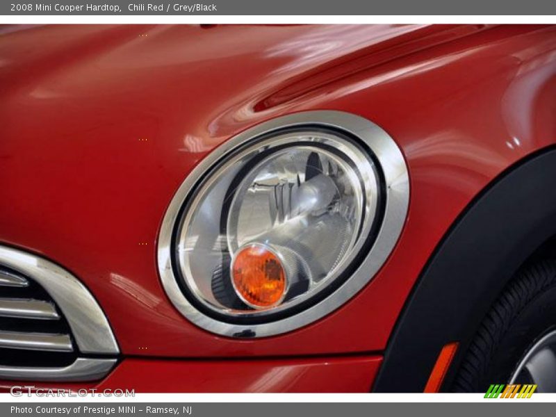 Chili Red / Grey/Black 2008 Mini Cooper Hardtop