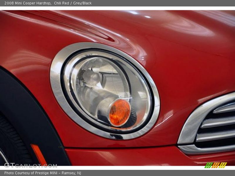 Chili Red / Grey/Black 2008 Mini Cooper Hardtop