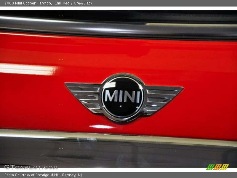 Chili Red / Grey/Black 2008 Mini Cooper Hardtop