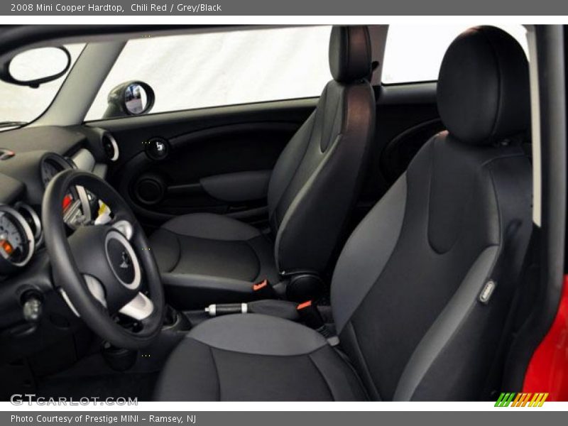 Chili Red / Grey/Black 2008 Mini Cooper Hardtop