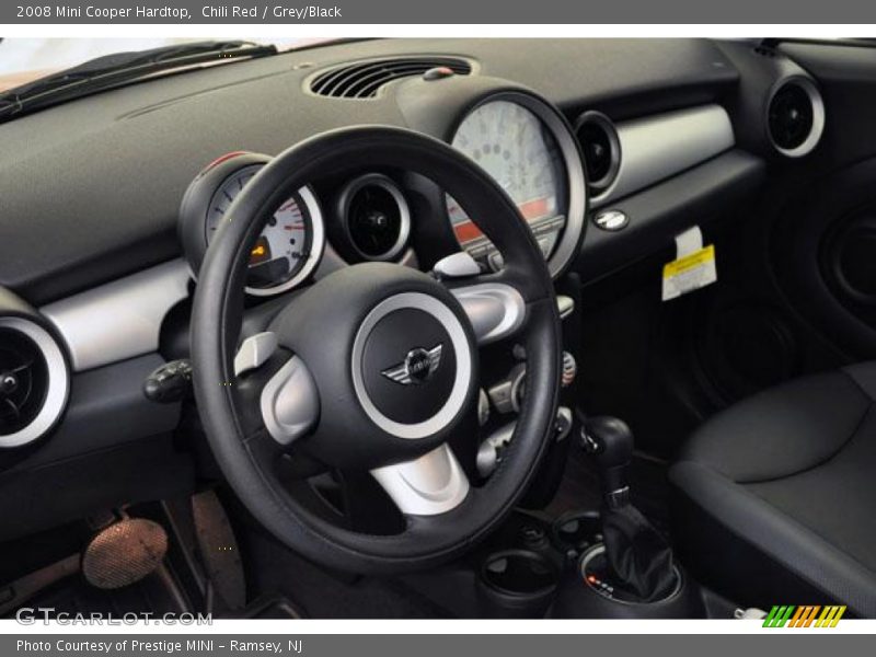 Chili Red / Grey/Black 2008 Mini Cooper Hardtop