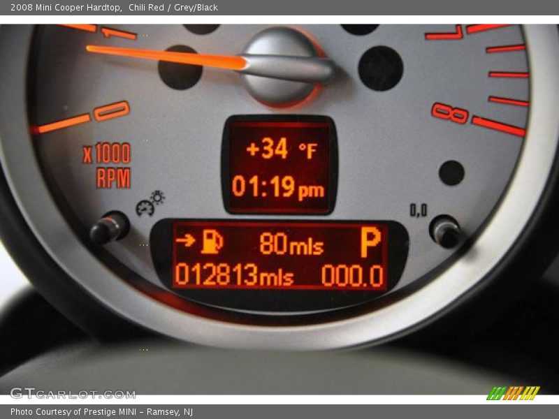 Chili Red / Grey/Black 2008 Mini Cooper Hardtop