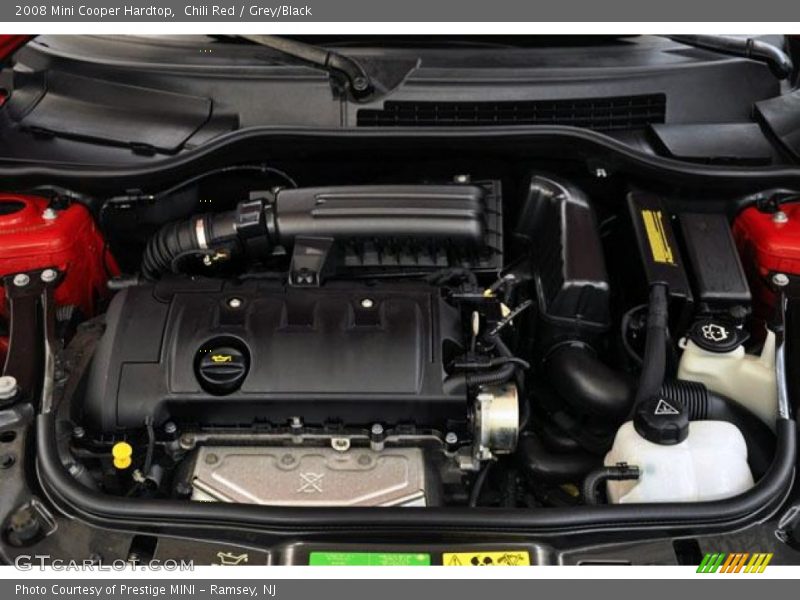 Chili Red / Grey/Black 2008 Mini Cooper Hardtop