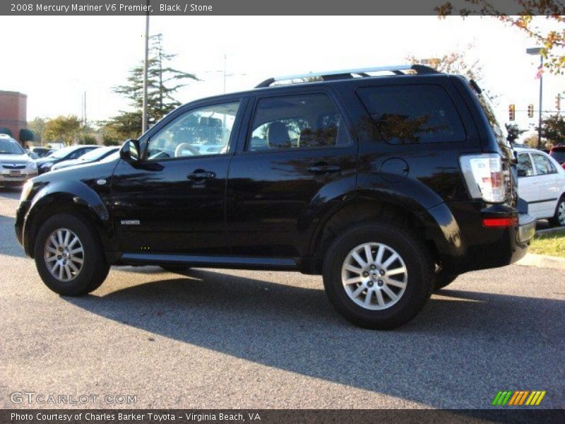 Black / Stone 2008 Mercury Mariner V6 Premier