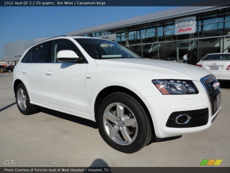 Ibis White / Cardamom Beige 2012 Audi Q5 3.2 FSI quattro