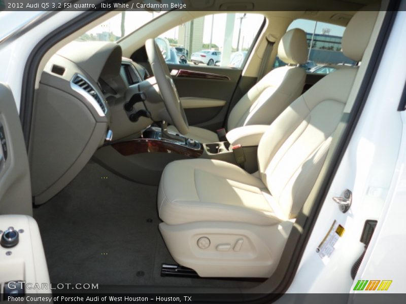Ibis White / Cardamom Beige 2012 Audi Q5 3.2 FSI quattro