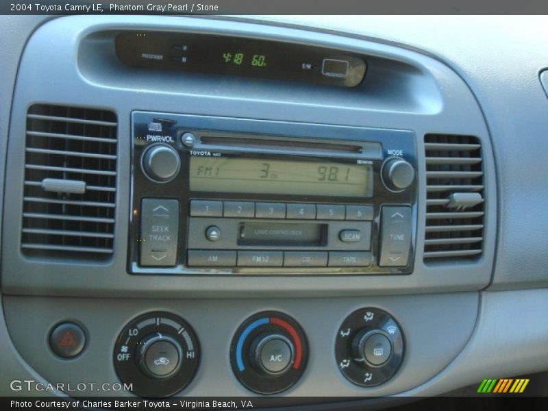 Phantom Gray Pearl / Stone 2004 Toyota Camry LE