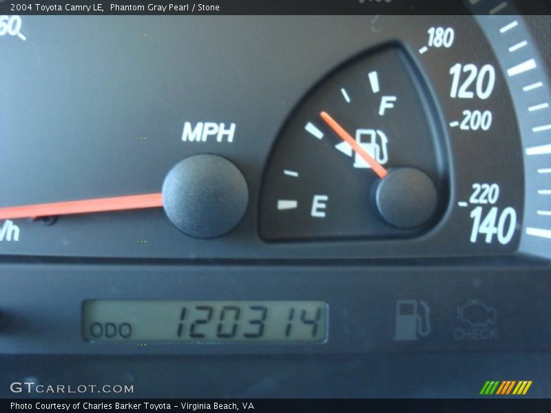 Phantom Gray Pearl / Stone 2004 Toyota Camry LE