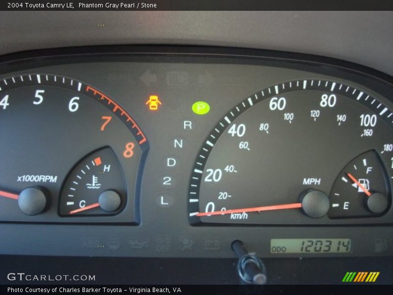 Phantom Gray Pearl / Stone 2004 Toyota Camry LE