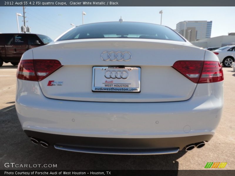 Glacier White Metallic / Black 2012 Audi S5 4.2 FSI quattro Coupe