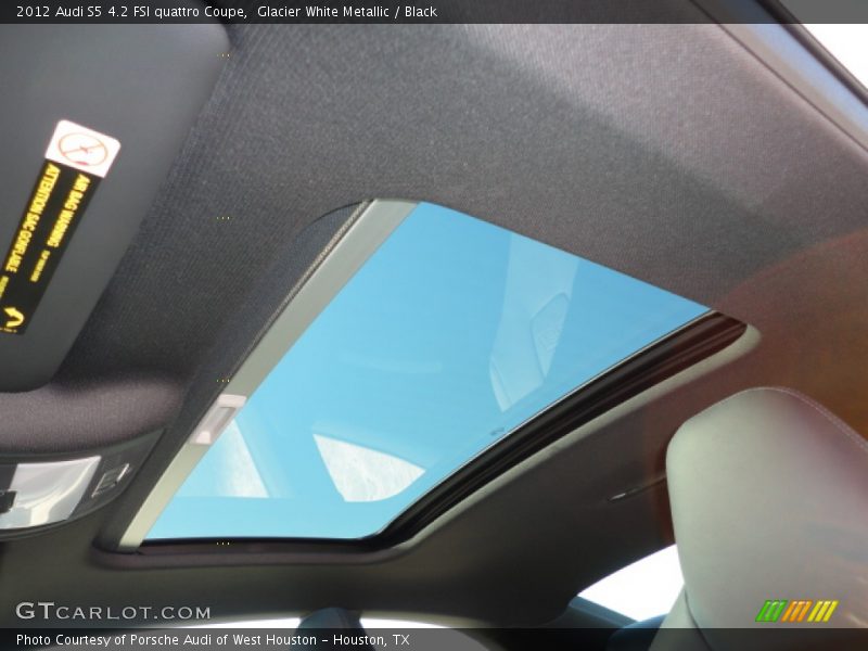 Glacier White Metallic / Black 2012 Audi S5 4.2 FSI quattro Coupe