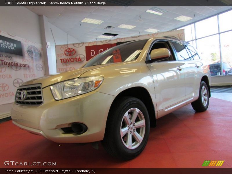 Sandy Beach Metallic / Sand Beige 2008 Toyota Highlander
